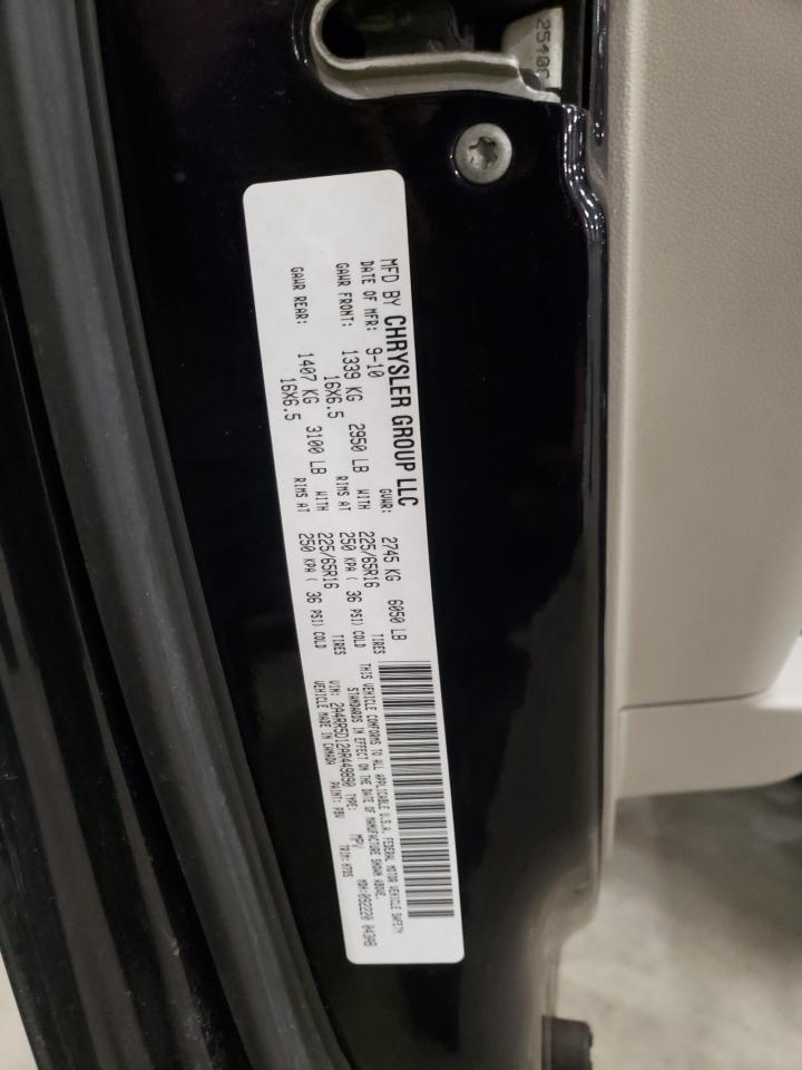 Photo 10 from auction – 2010 CHRYSLER TOWN & COU with VIN 2A4RR5D12AR449890