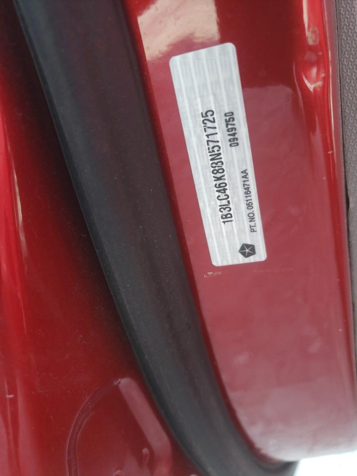 Photo 10 from auction – 2008 DODGE AVENGER SE with VIN 1B3LC46K88N571725