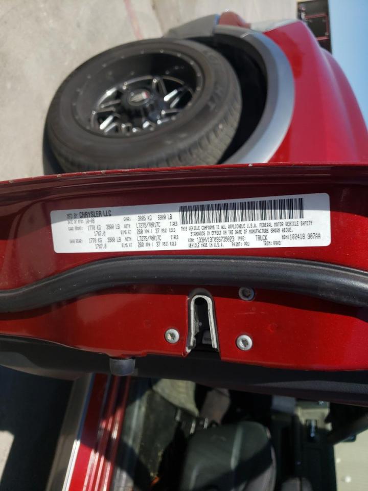 Photo 10 from auction – 2009 DODGE RAM 1500 with VIN 1D3HV13T09S739023