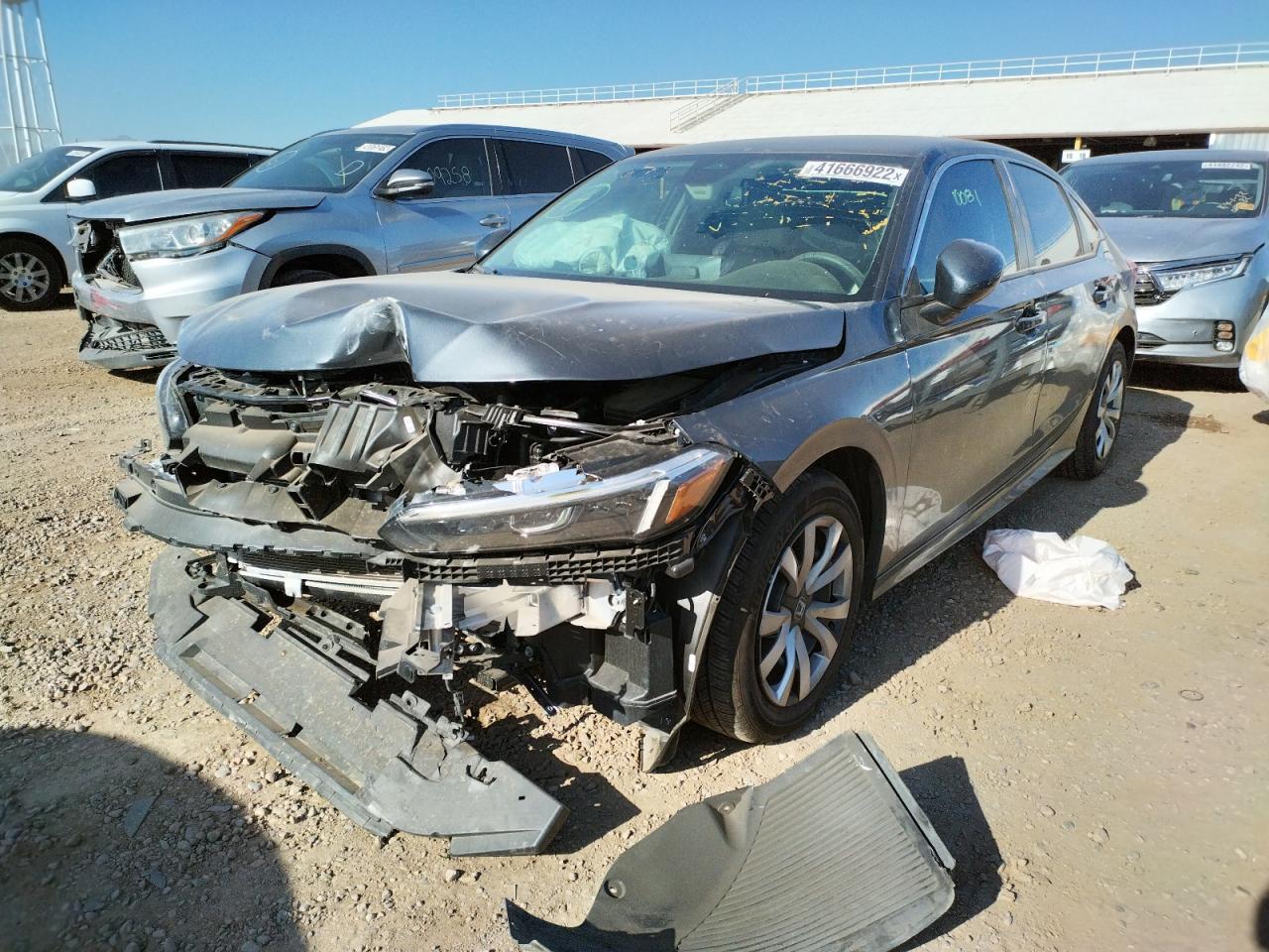 Photo 2 from auction – 2022 HONDA CIVIC LX with VIN 2HGFE2F28NH543469