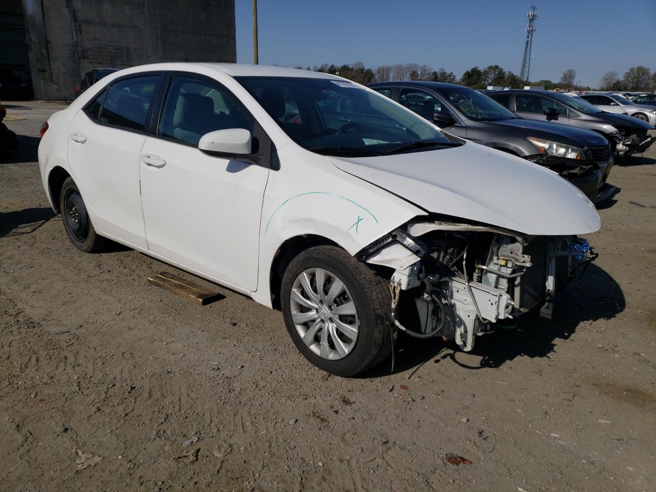 TOYOTA COROLLA L 2014 with VIN 2T1BURHEXEC160899 - Photo from auction