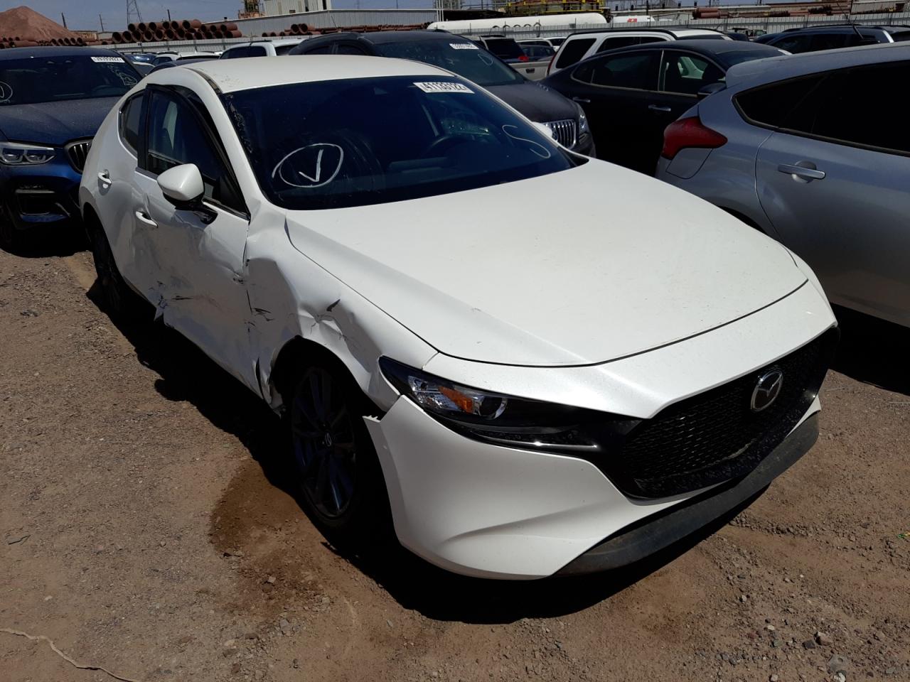 MAZDA 3 2020 with VIN JM1BPALM4L1162639 - Photo from auction