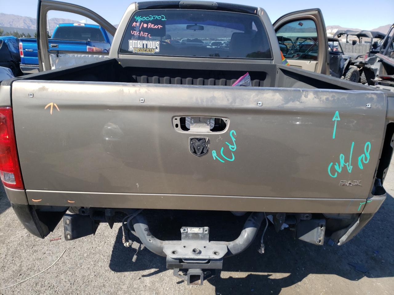 Photo 6 from auction – 2006 DODGE RAM 1500 S with VIN 1D7HA16216J176899