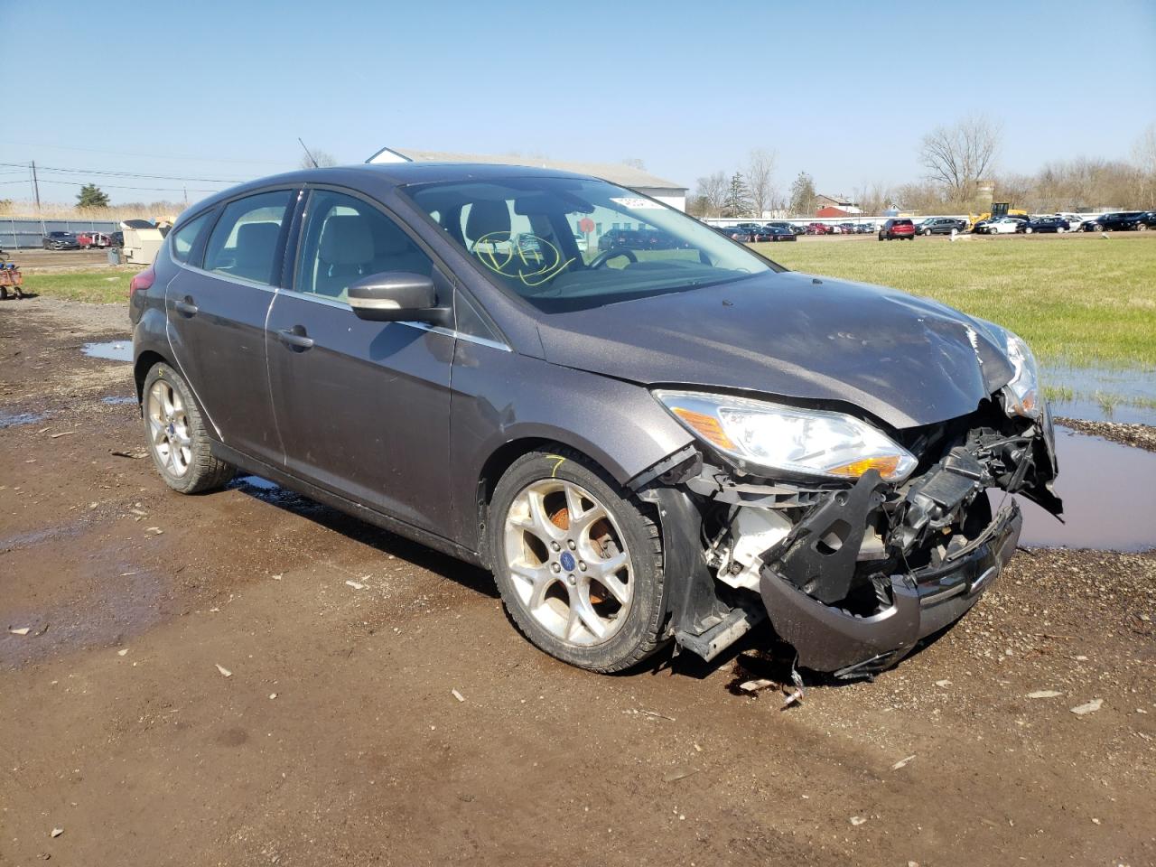 FORD FOCUS SEL 2012 with VIN 1FAHP3M28CL222709 - Photo from auction
