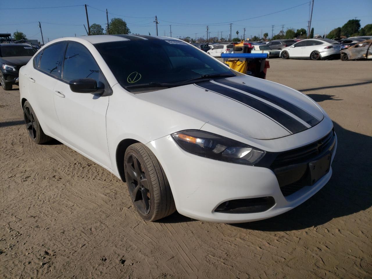 DODGE DART SXT 2016 with VIN 1C3CDFBBXGD592565 - Photo from auction