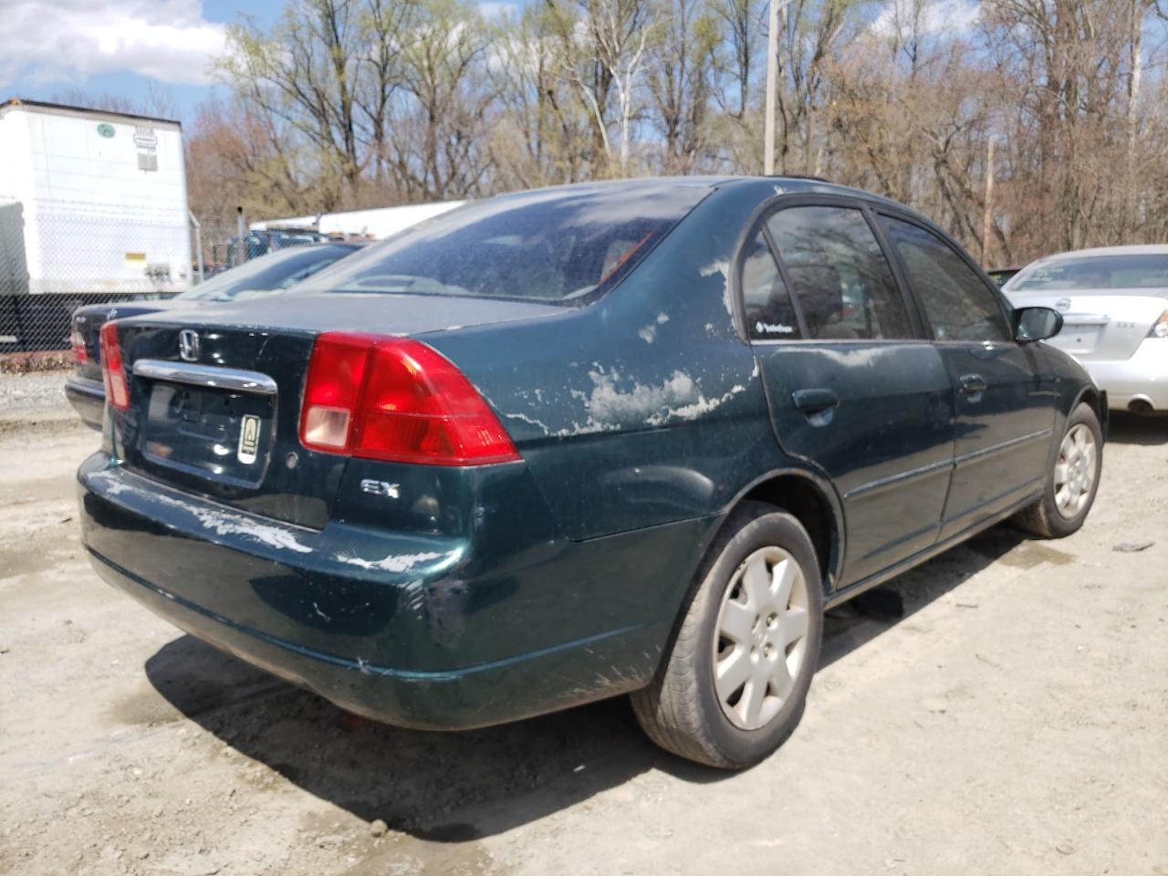 Photo 4 from auction – 2001 HONDA CIVIC EX with VIN 1HGES26781L068581