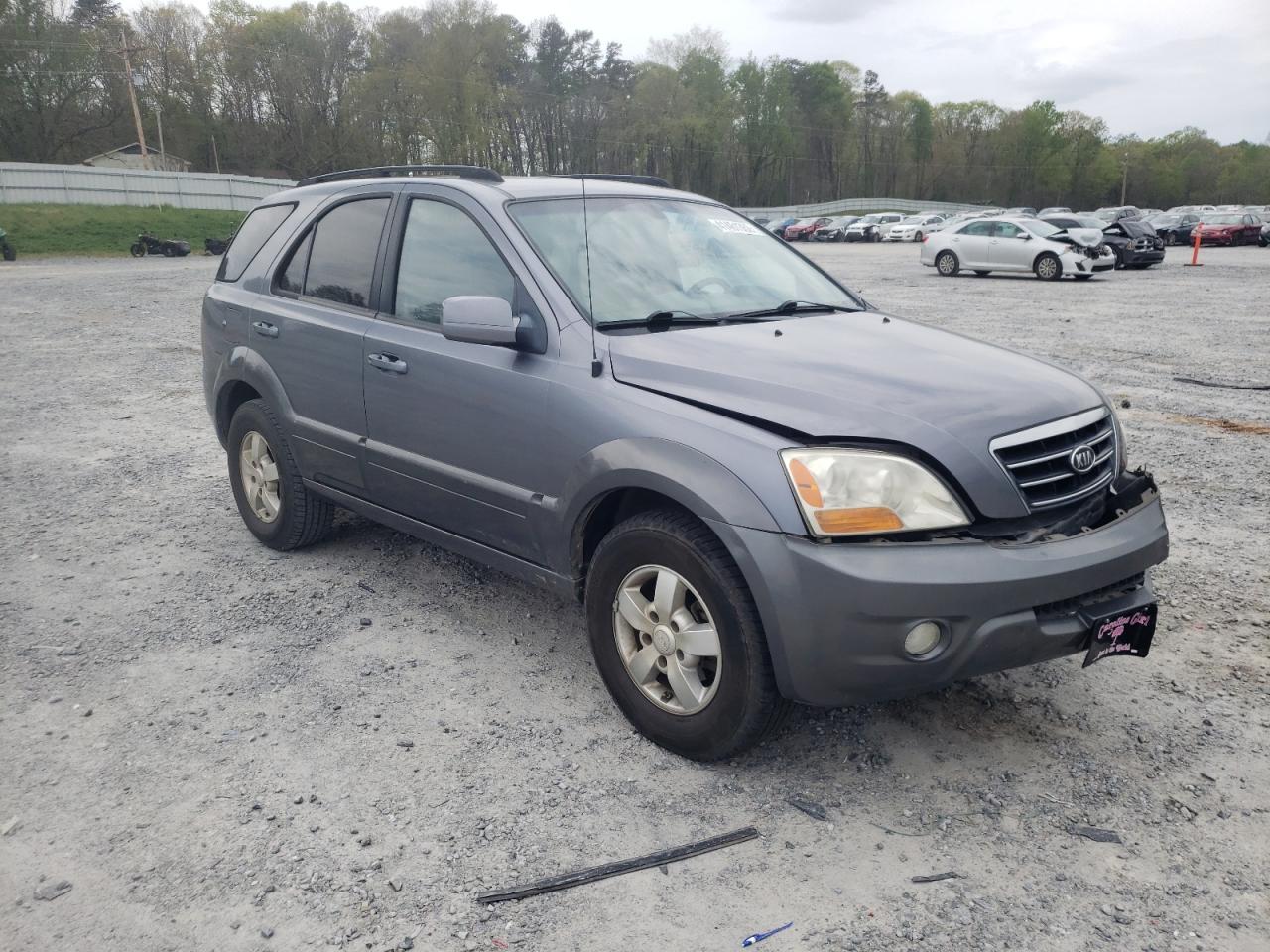 KIA SORENTO EX 2008 with VIN KNDJD736185824265 - Photo from auction
