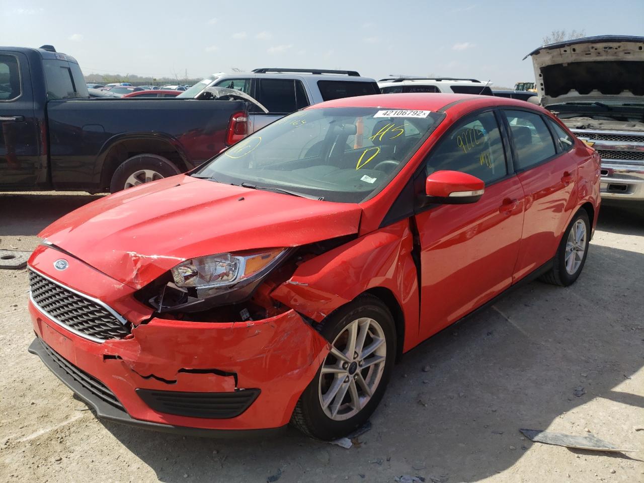 Photo 2 from auction – 2016 FORD FOCUS SE with VIN 1FADP3F27GL221164
