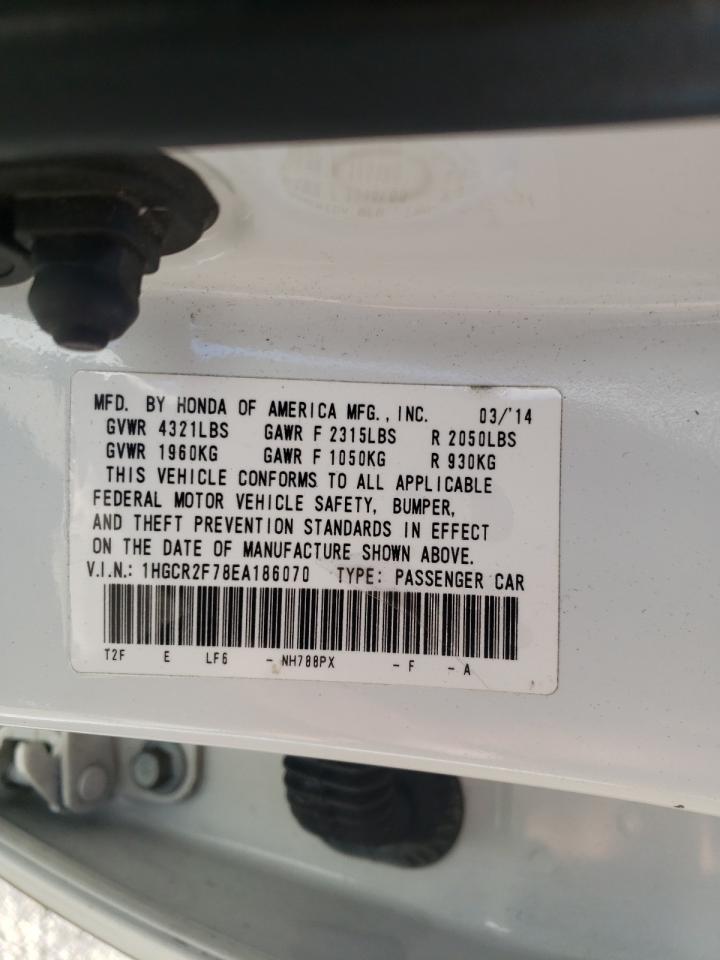 Photo 10 from auction – 2014 HONDA ACCORD EX with VIN 1HGCR2F78EA186070