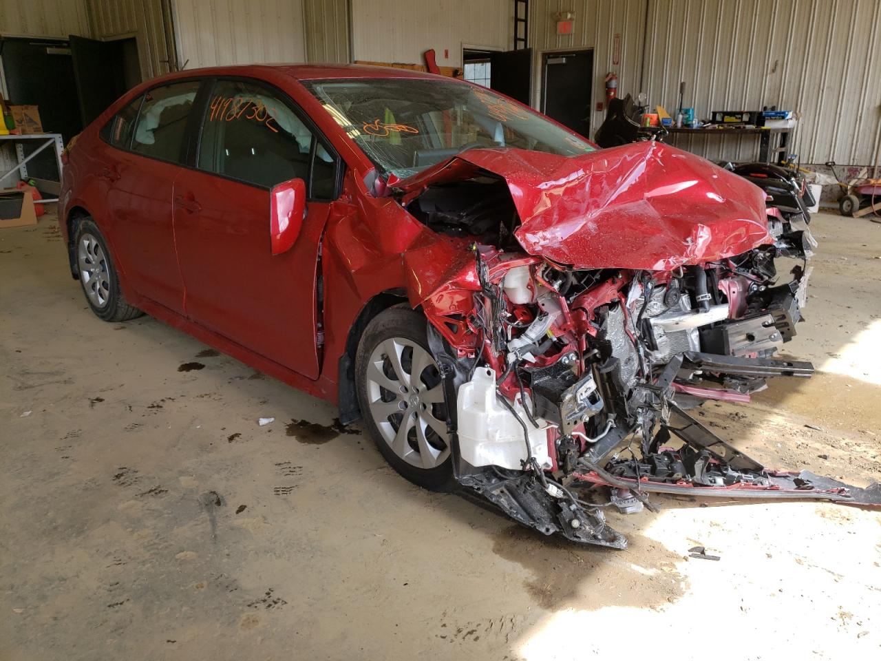 Photo 1 from auction – 2021 TOYOTA COROLLA LE with VIN JTDEPMAEXMJ161572