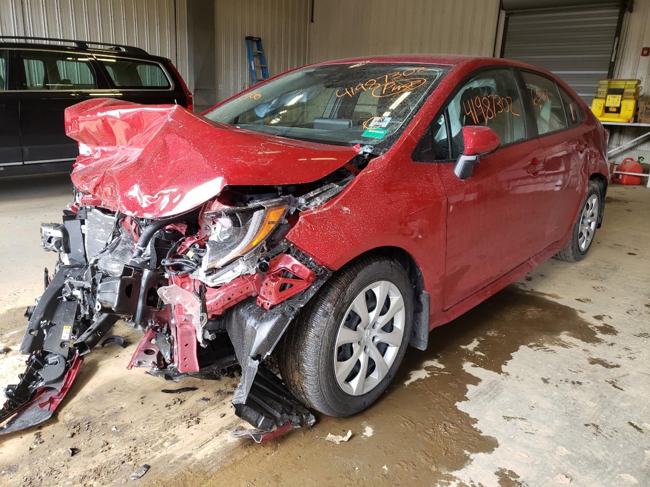 Photo 2 from auction – 2021 TOYOTA COROLLA LE with VIN JTDEPMAEXMJ161572