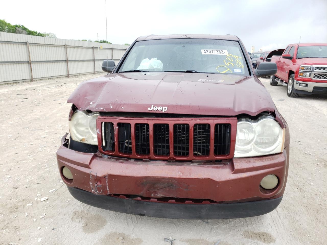 Photo 9 from auction – 2007 JEEP GRAND CHER with VIN 1J8GR48K37C585689