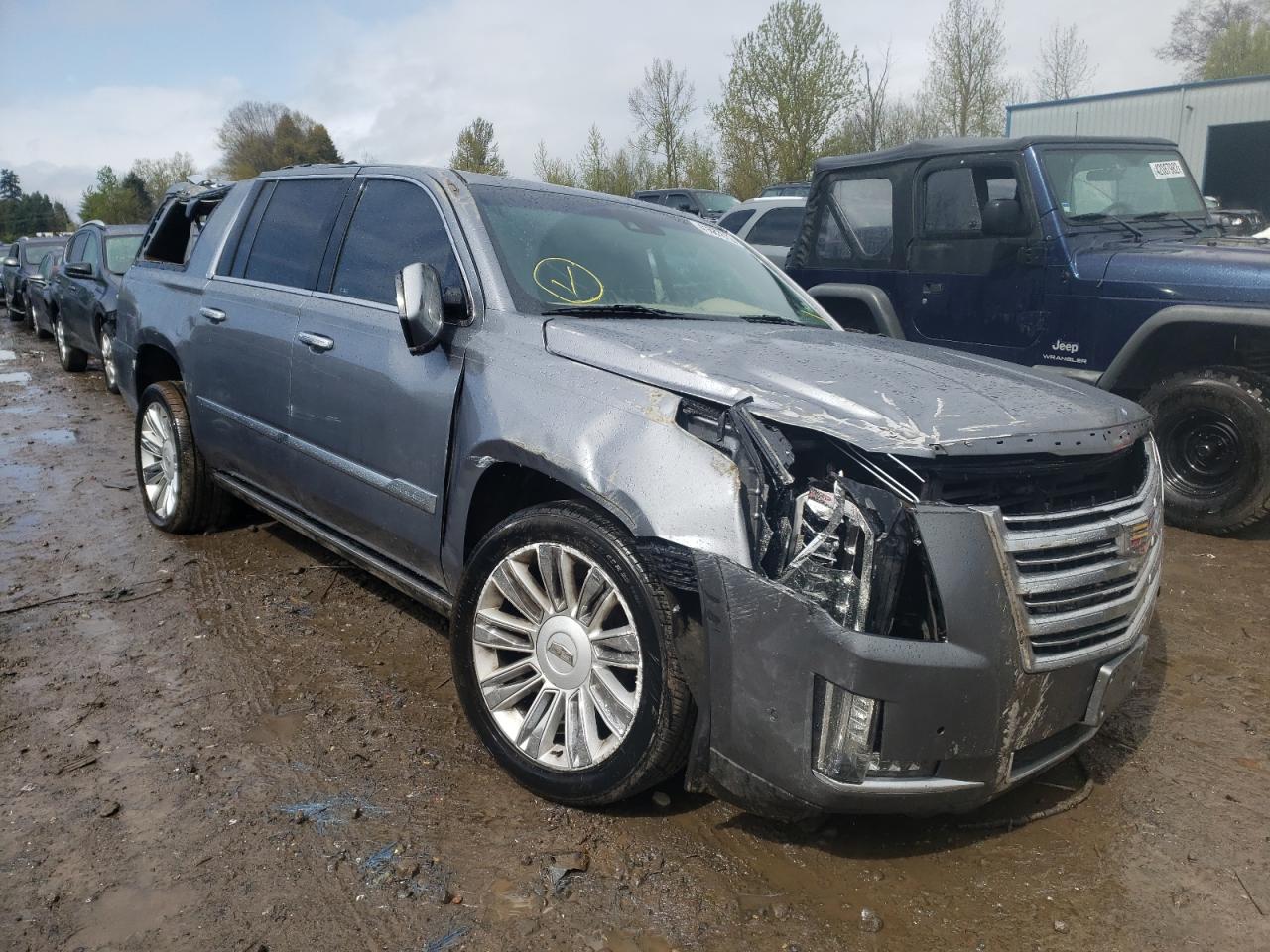 CADILLAC ESCALADE E 2018 with VIN 1GYS4KKJ8JR142411 - Photo from auction