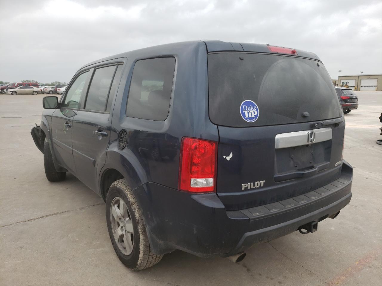 Photo 3 from auction – 2011 HONDA PILOT EX with VIN 5FNYF4H48BB067482