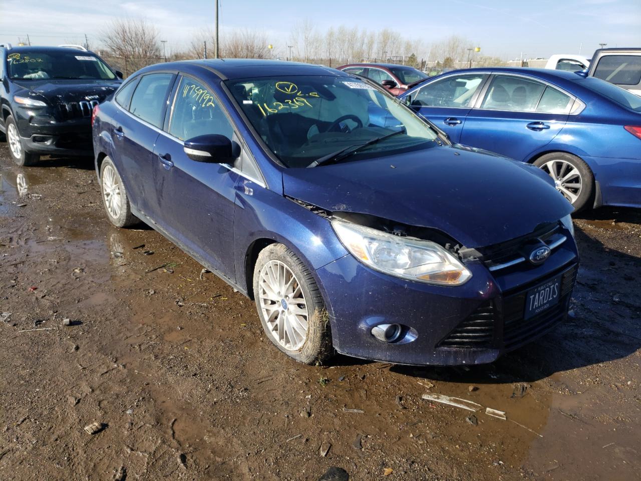 FORD FOCUS SEL 2012 with VIN 1FAHP3H22CL162369 - Photo from auction