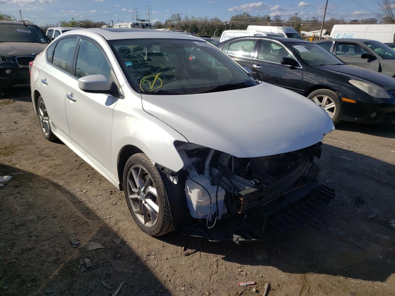 NISSAN SENTRA S 2014 with VIN 3N1AB7AP1EL629315 - Photo from auction