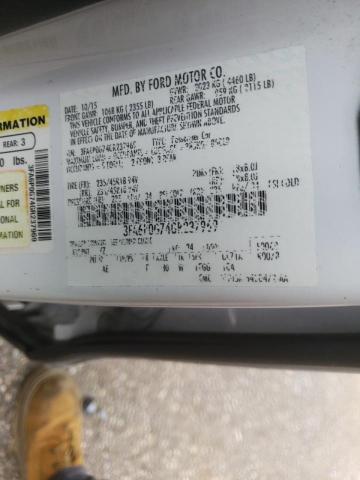 Photo 10 from auction – 2016 FORD FUSION S with VIN 3FA6P0G74GR237969