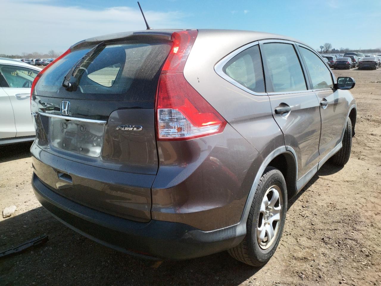 Photo 4 from auction – 2012 HONDA CR-V LX with VIN 5J6RM4H38CL018177