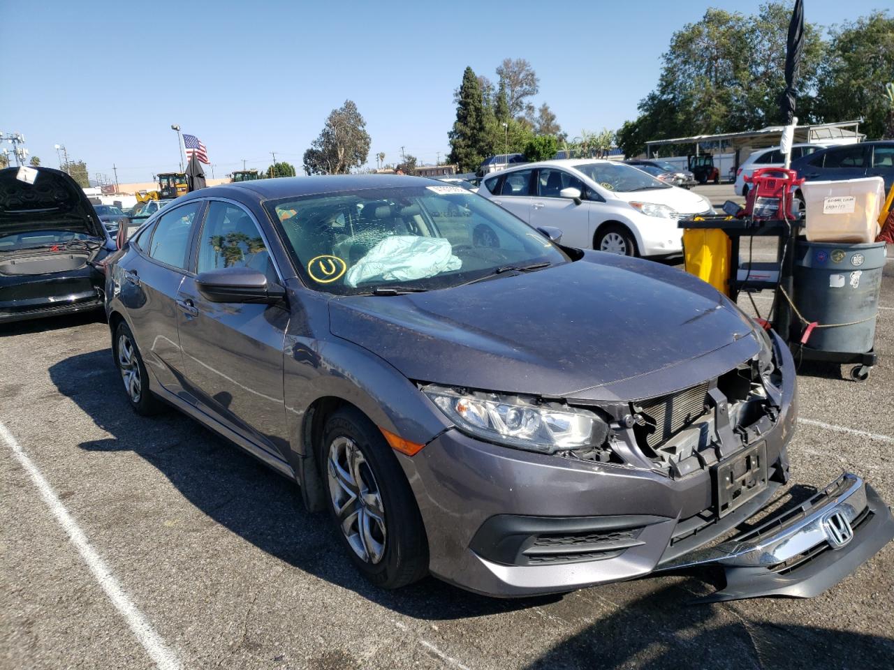 HONDA CIVIC LX 2016 with VIN 19XFC2F52GE209581 - Photo from auction