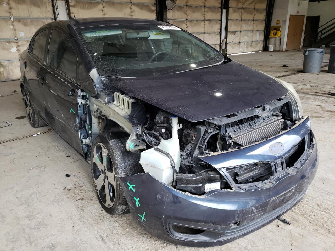 KIA RIO EX 2013 with VIN KNADN4A37D6150061 - Photo from auction