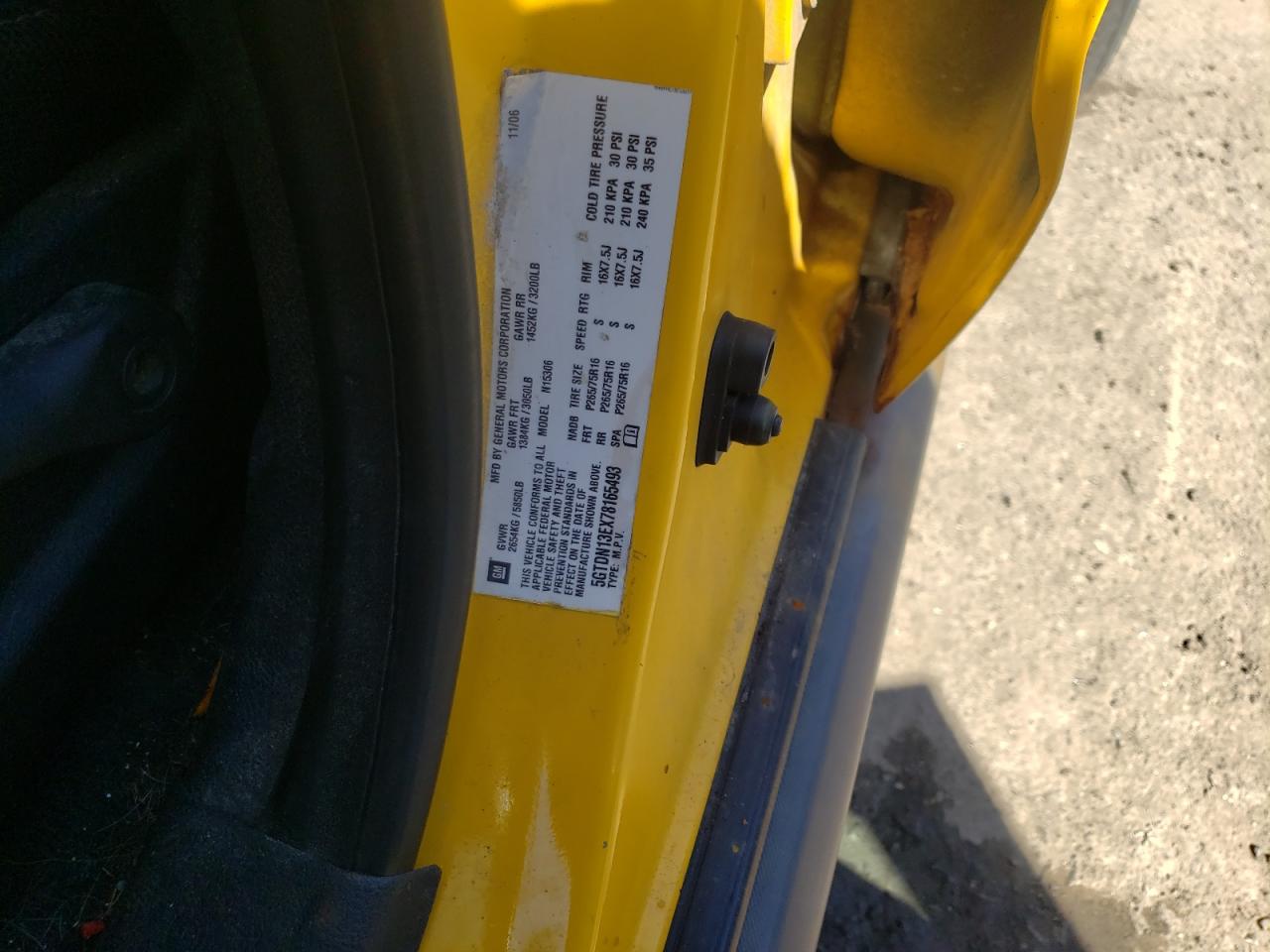 Photo 10 from auction – 2007 HUMMER H3 with VIN 5GTDN13EX78165493