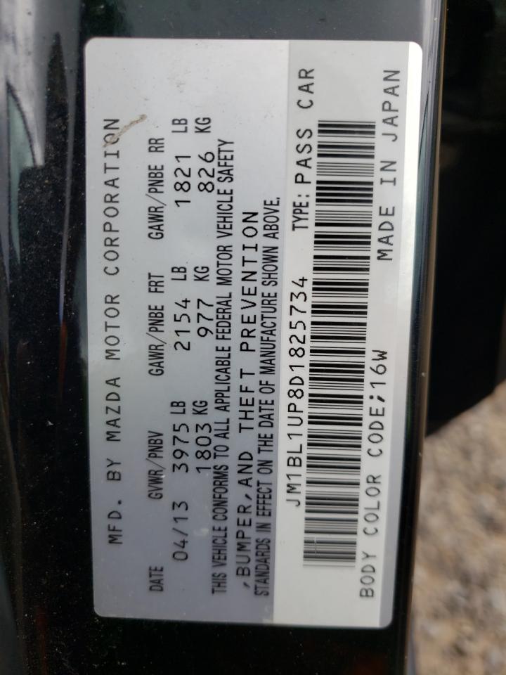 Photo 10 from auction – 2013 MAZDA 3 I with VIN JM1BL1UP8D1825734