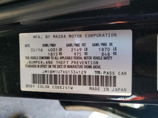 Photo 10 from auction – 2016 MAZDA 3 SPORT with VIN JM1BM1U7XG1334129