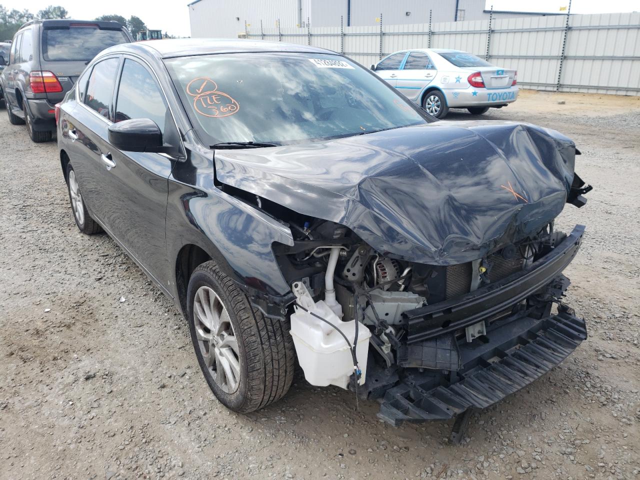 NISSAN SENTRA 2018 with VIN 3N1AB7AP6JL648243 - Photo from auction