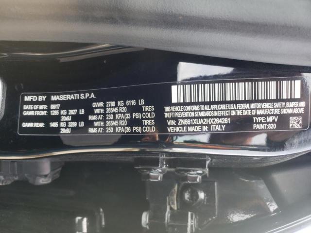 Photo 10 from auction – 2017 MASERATI LEVANTE with VIN ZN661XUA2HX264261