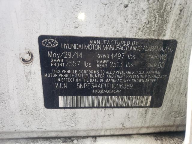 Photo 10 from auction – 2015 HYUNDAI SONATA SPO with VIN 5NPE34AF1FH006389