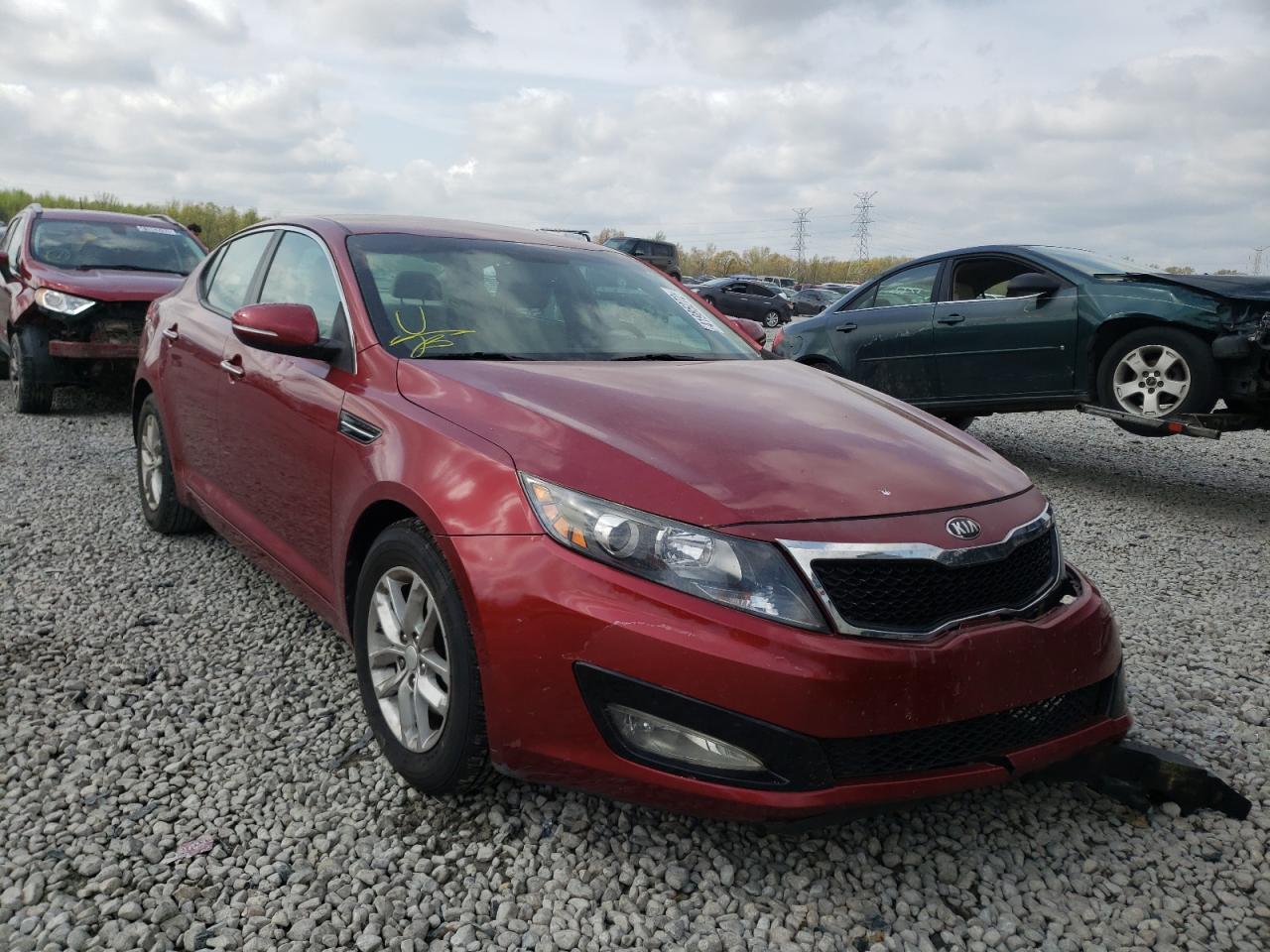 KIA OPTIMA LX 2013 with VIN 5XXGM4A7XDG258908 - Photo from auction