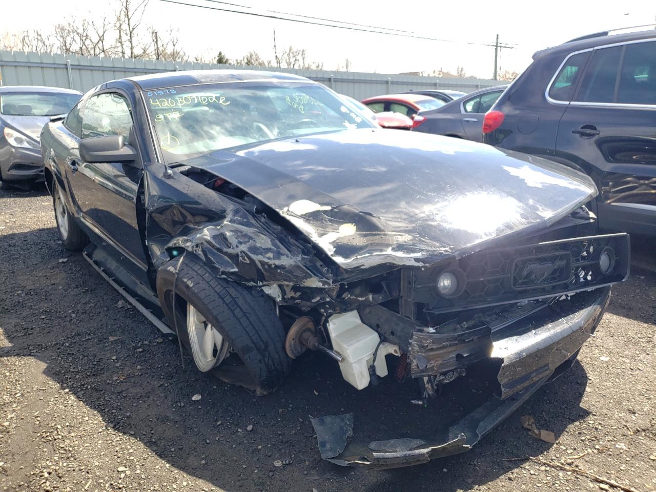 Photo 1 from auction – 2007 FORD MUSTANG with VIN 1ZVFT80N775319613