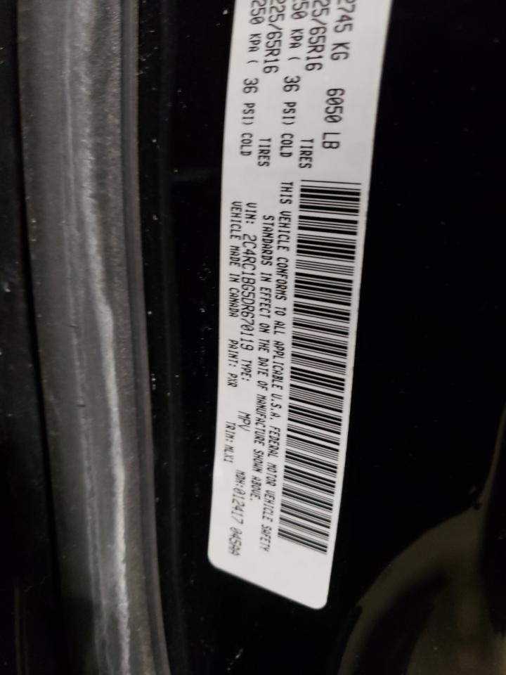 Photo 10 from auction – 2013 CHRYSLER TOWN & COU with VIN 2C4RC1BG5DR670119