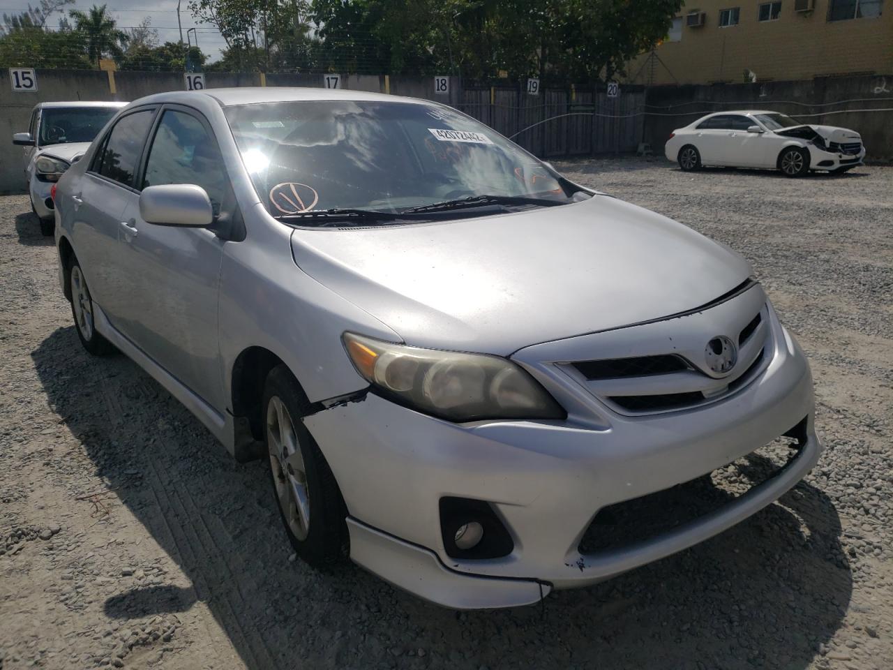 TOYOTA COROLLA BA 2011 with VIN 2T1BU4EE3BC699156 - Photo from auction