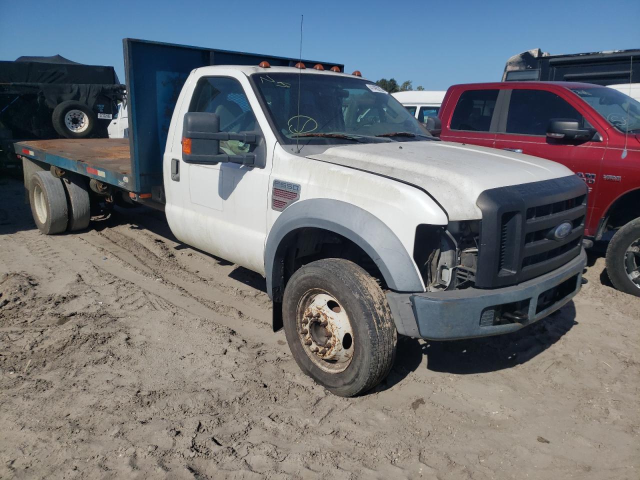 FORD F550 SUPER 2008 with VIN 1FDAF56R88EC13990 - Photo from auction