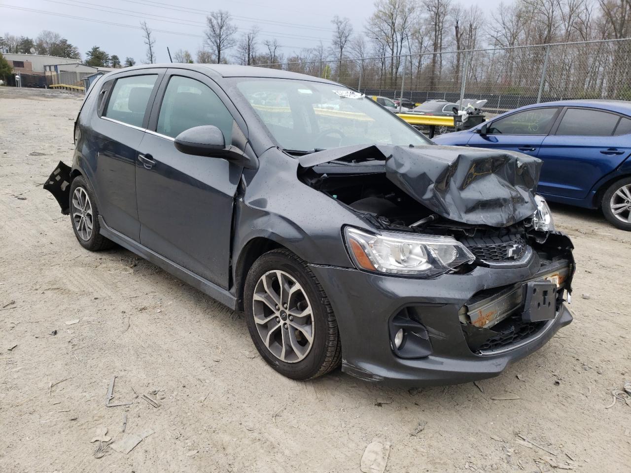 CHEVROLET SONIC LT 2018 with VIN 1G1JD6SG1J4107325 - Photo from auction