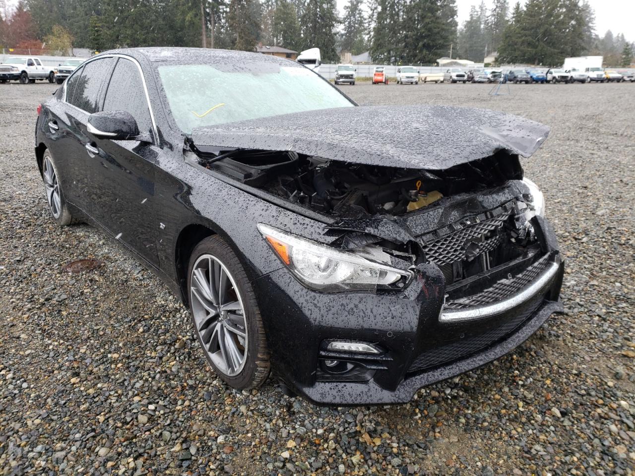 Photo 1 from auction – 2015 INFINITI Q50 BASE with VIN JN1BV7AR3FM398101