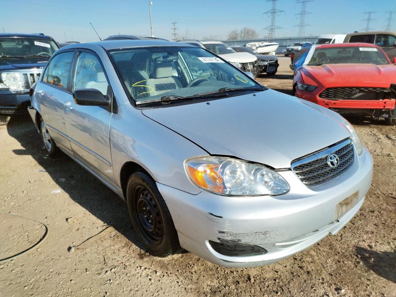 TOYOTA COROLLA CE 2007 with VIN 1NXBR32EX7Z883600 - Photo from auction