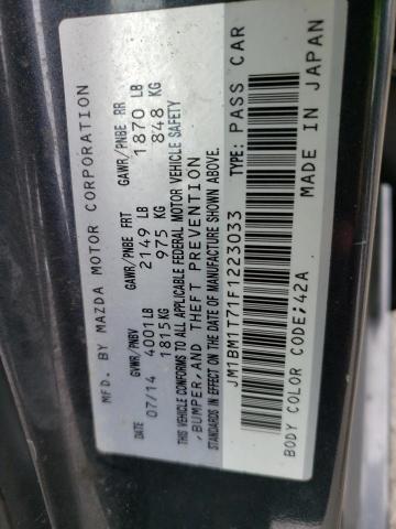 Photo 10 from auction – 2015 MAZDA 3 SV with VIN JM1BM1T71F1223033
