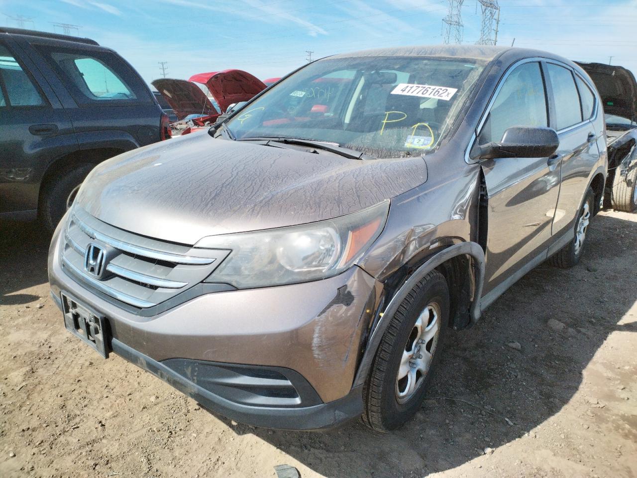 Photo 2 from auction – 2012 HONDA CR-V LX with VIN 5J6RM4H38CL018177
