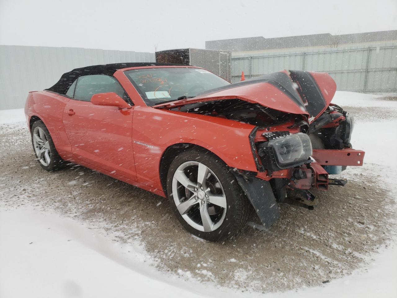 CHEVROLET CAMARO 2SS 2011 with VIN 2G1FK3DJ8B9201834 - Photo from auction