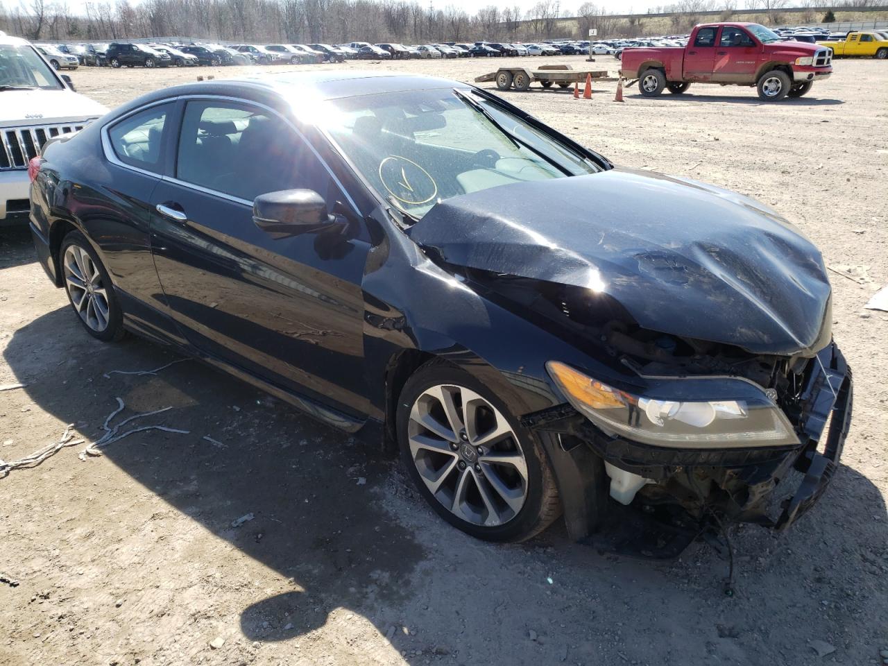 HONDA ACCORD EXL 2013 with VIN 1HGCT2B83DA010543 - Photo from auction