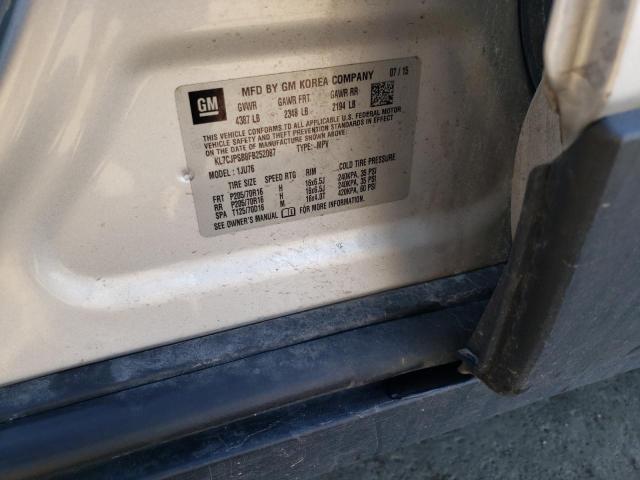 Photo 10 from auction – 2015 CHEVROLET TRAX 1LS with VIN KL7CJPSB8FB252087