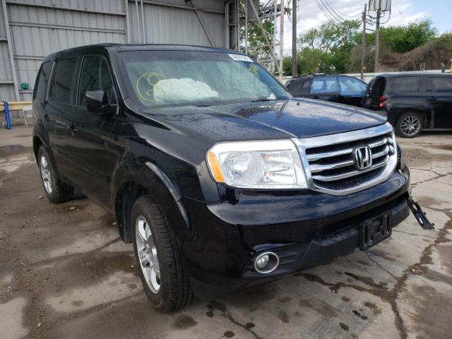 HONDA PILOT EX 2013 with VIN 5FNYF4H47DB022424 - Photo from auction