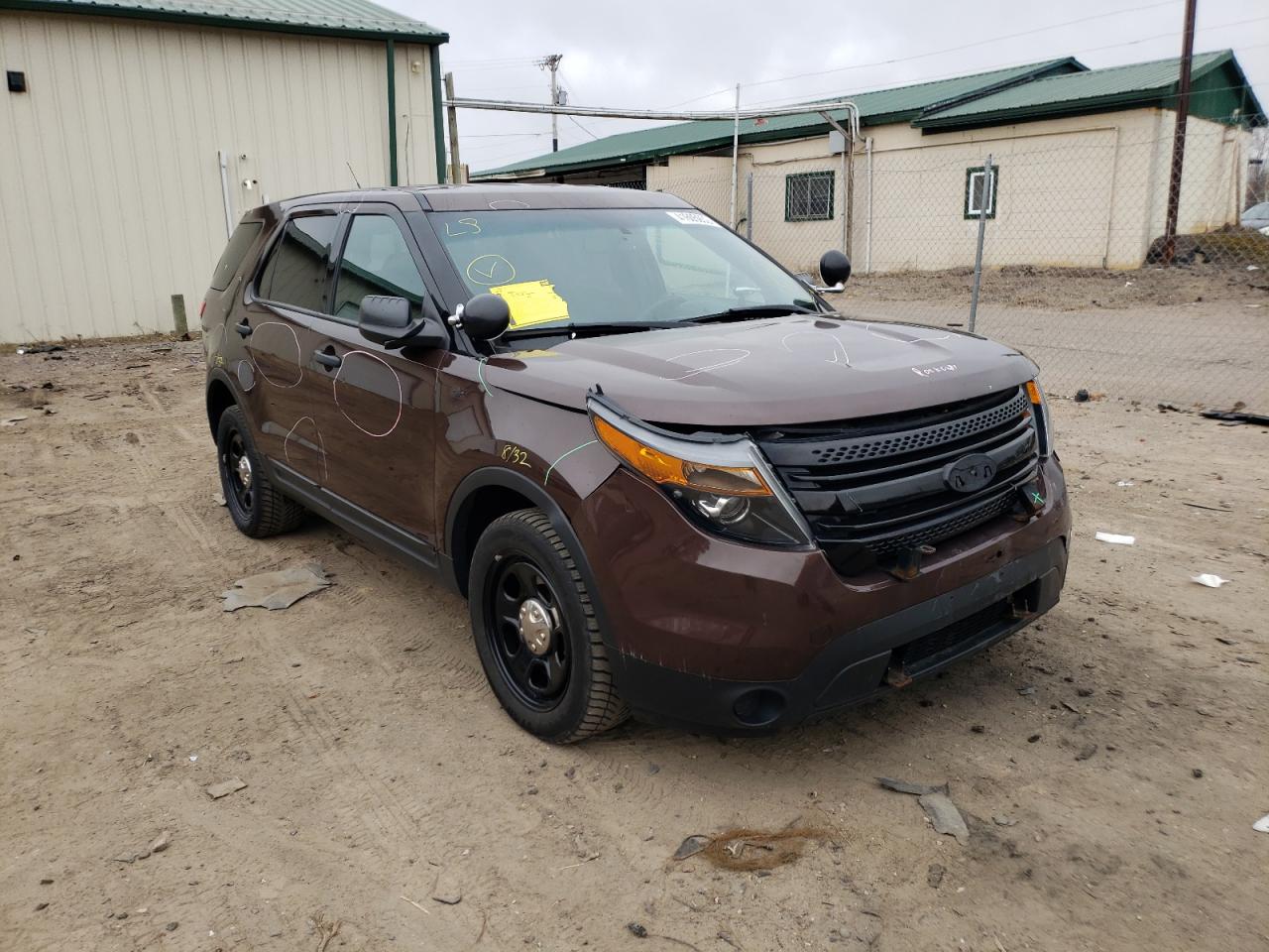 FORD EXPLORER P 2014 with VIN 1FM5K8AR5EGC14116 - Photo from auction