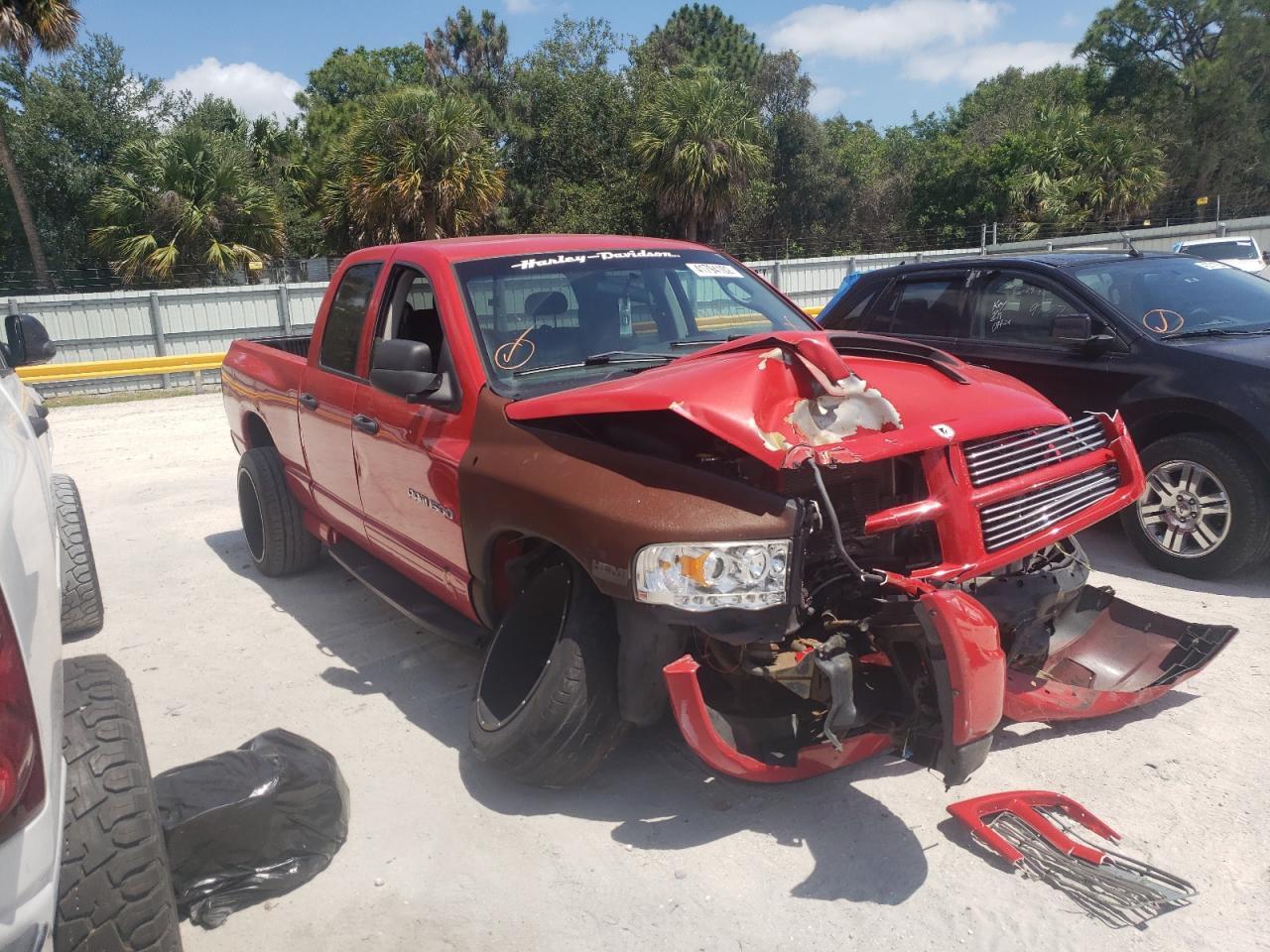 DODGE RAM 1500 S 2004 with VIN 1D7HU18D94J244756 - Photo from auction