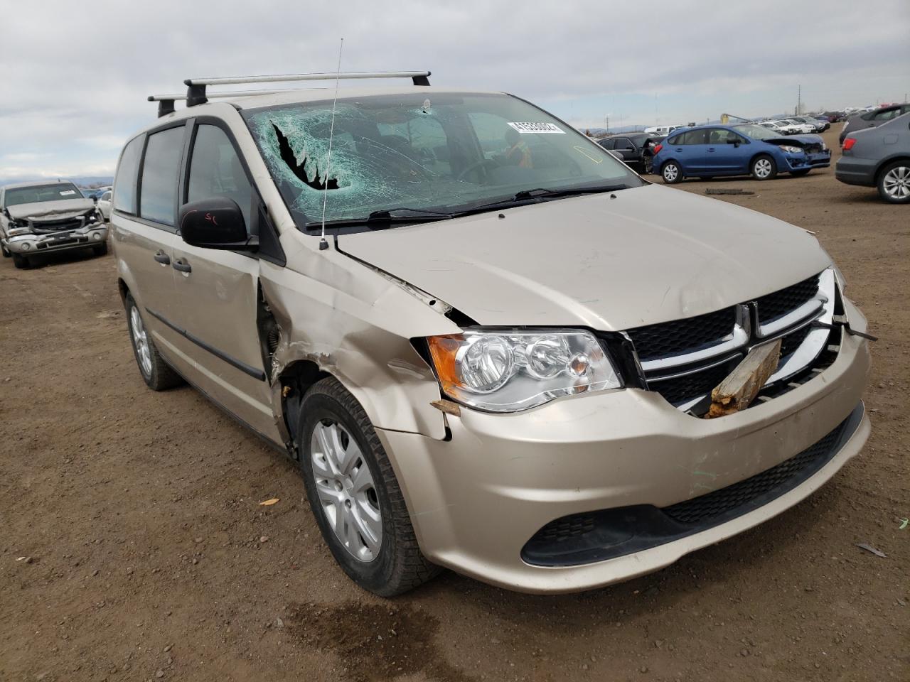 DODGE GRAND CARA 2015 with VIN 2C4RDGBG3FR624517 - Photo from auction