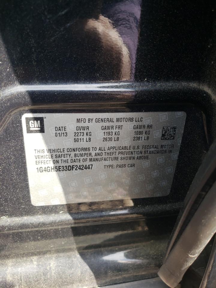 Photo 10 from auction – 2013 BUICK LACROSSE P with VIN 1G4GH5E33DF242447