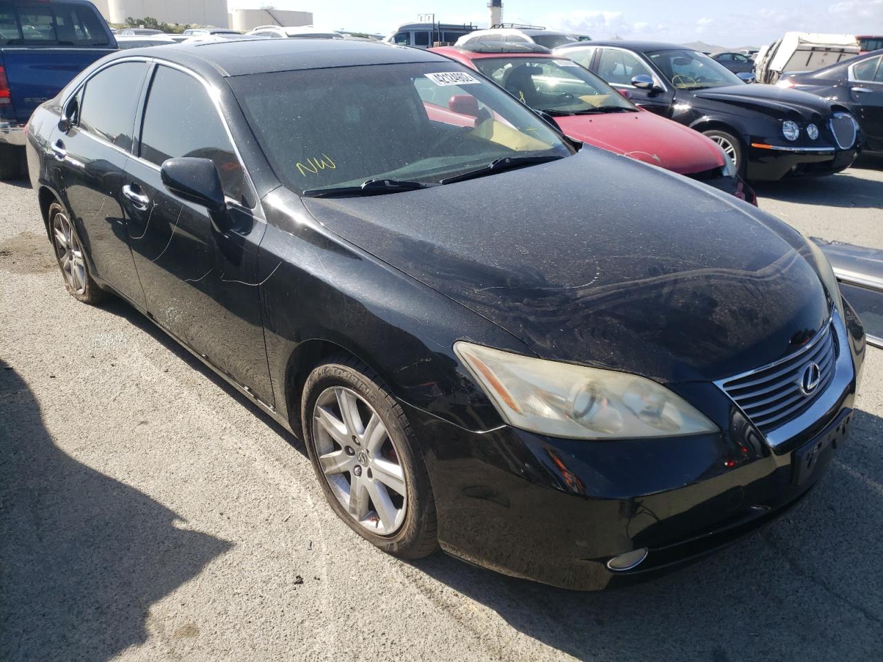 LEXUS ES 350 2008 with VIN JTHBJ46GX82214896 - Photo from auction