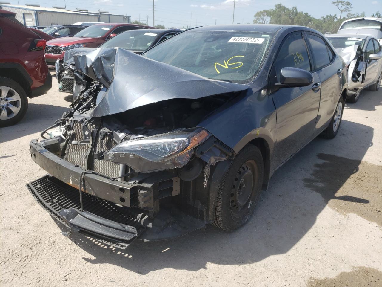 Photo 2 from auction – 2017 TOYOTA COROLLA L with VIN 5YFBURHE6HP708496